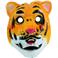 Masque de Tigre en plastique animal-Animaux (enfant) 