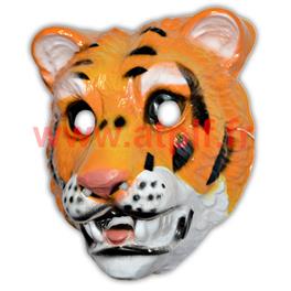 Masque de Tigre en plastique animal-Animaux (enfant) 