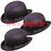 Lot de 3 CHAPEAUX MELON NOIR pas cher