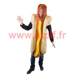 Déguisement  de Hot-Dog adulte