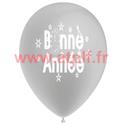 Ballons Bonne année argent