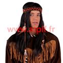 Perruque d'Indienne avec Nattes