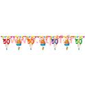 Guirlande "joyeux anniversaire 50 ans " - 15 fanions 6 m