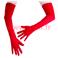 Gants longs - 56 cm - rouge- la paire