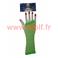 Gants Mitaine resille long Vert (la paire)