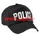 Casquette noire de Policier (réglable)