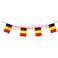 Guirlande BELGIQUE 20x30cm 5m 10 pavillons (Plastique)