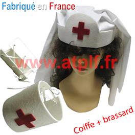 Set Infirmière WWII (Coiffe + 1 brassard)