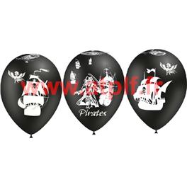 8 ballons "Pirate" 