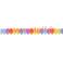 Guirlande ballons multicolore 13.30 x 18cm en 3.60m  