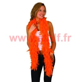 Boa en plume 50gr Orange