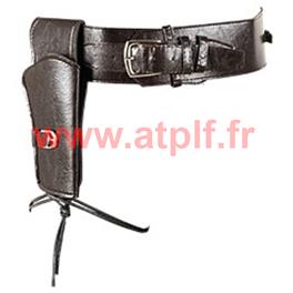 Holster et ceinture de Cowboy, Western, Farwest (Simili cuir Realiste)