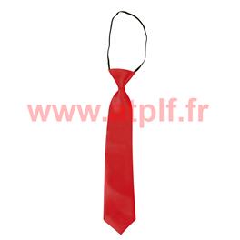 Cravate rouge "satinée"