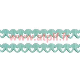Guirlande c&oelig;ur  Baby Shower  6cm en 2,50m