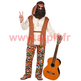 Déguisement hippie, baba cool homme