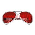 Lunette de Rockeur rouge