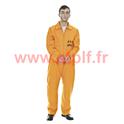 Déguisement de Prisonnier orange, Américain, Usa, Guantanamo, Alcatraz (T.U) (H)