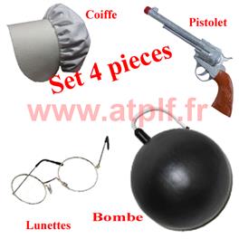 Set de Déguisement Ma Dalton 4 pièces (adulte ou enfant)