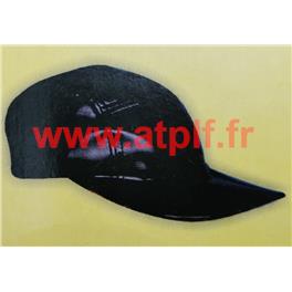 Casquette simili cuir