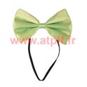 Noeud papillon paillettes argent