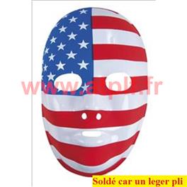 Masque adulte PVC - USA - Etats Unis d'Amérique Masque adulte PVC - USA - Etats Unis d'Amérique