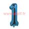 Ballon chiffre Bleu 80/85cms (gonflable &agrave; helium) Mylar