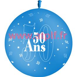 Ballon géant Anniversaire 50ans Ø86cms "Jubilé"