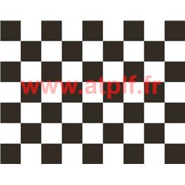 Drapeau a damiers (F1 - Course automobile 0.90X1.50m