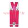 Bretelles Fuchsia large (la paire)