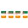 Guirlande drapeaux Irlandais, Irlande, 5m pour decoration de salle 