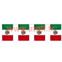  Guirlande drapeaux Méxique, Mexicain, 5m pour decoration de salle 