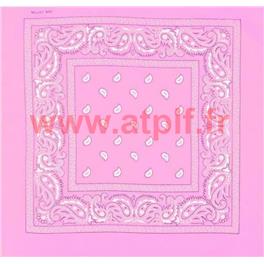 bandana Rose-p&acirc;le 55X55cm