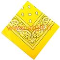 Bandana jaune pâle 55 X 55cm