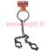 Chaine de Forçat - Bagnard (poignets et cou) 120cm