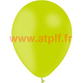 Sac de 100 ballons Citron Vert Pistache , Ø 30cm  