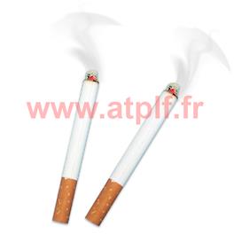 Lot de 2 fausses cigarettes incandescentes (Farce et Attrapes