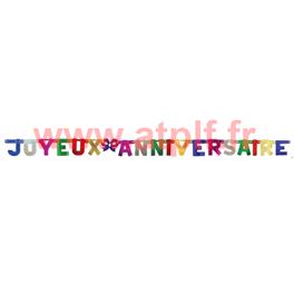 Guirlande  "Joyeux Anniversaire"