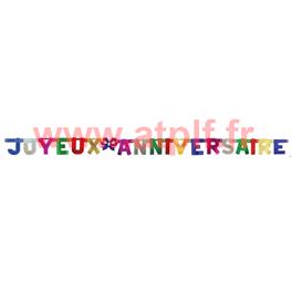 Guirlande  "Joyeux Anniversaire"