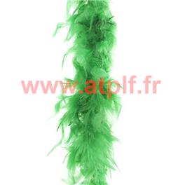 Boa en plumes Vert  1,80m 45grs