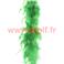 Boa en plumes Vert  1,80m 50grs