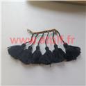 Frange a glands pompons pour couture 