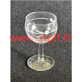 Verre à vin baveur 
