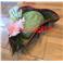 Chapeau Tricorne Pompadour adulte en paille