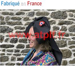 Coiffe Alsacienne luxe avec Cocarde tricolore