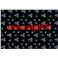 Tissu noir meli melo Triskells et hermines