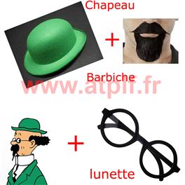 Set de Déguisement Professeur Tournesol adulte (Dupont et Dupond)