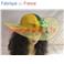 Chapeau Sainte Catherine "Laurenne" (paille)