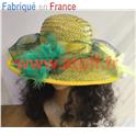 Chapeau Sainte Catherine "Lola" (paille)