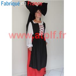 Déguisement tablier robe d' Alsacienne enfant
