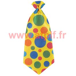 Cravate à pois pour deguisement de clown